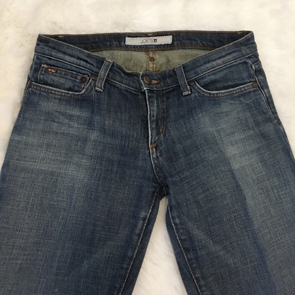 Joe's Jeans Dark Boot Cut Mid Rise Sz 27 - Picture 2 of 7